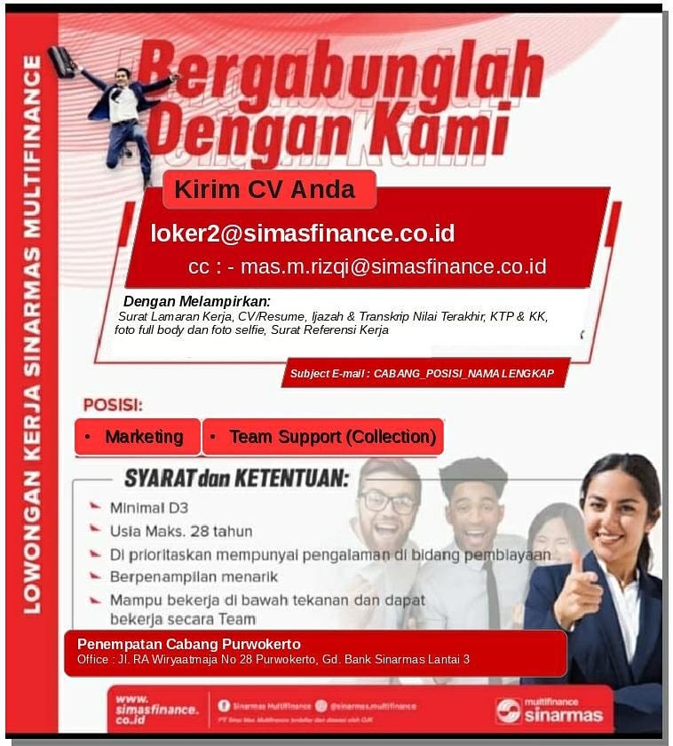 Lowongan Kerja Purwokerto Medium