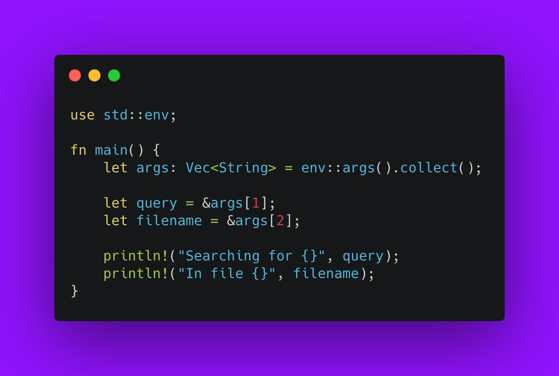 Command line parameters in Rust and Linux | by Omar Faroque | Coding Rust |  Medium