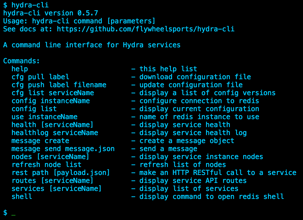 Using Hydra’s CLI. The Hydra project has a command line… by Carlos