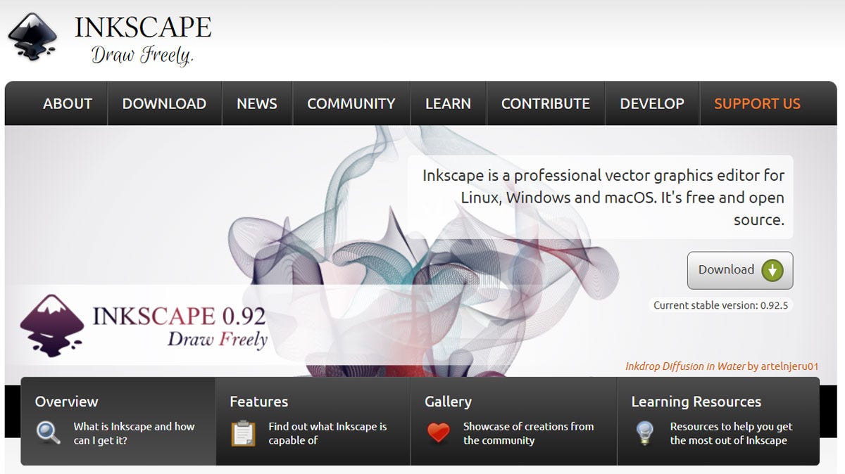 InkScape Free Vector Graphic Design Software