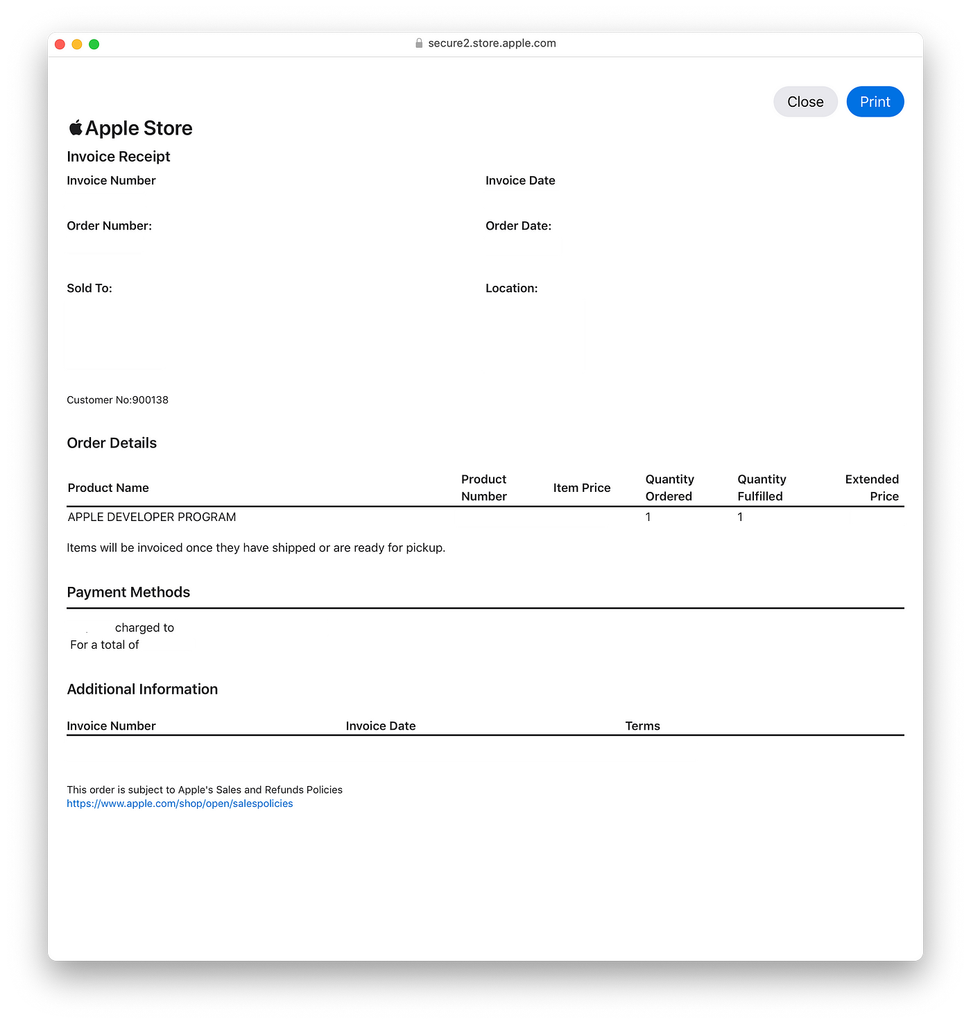How to Find and Download Your Apple Developer Program Invoice by