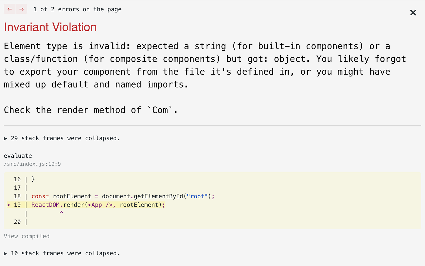 Common React Errors. We all have been in that situation… | by John C ...
