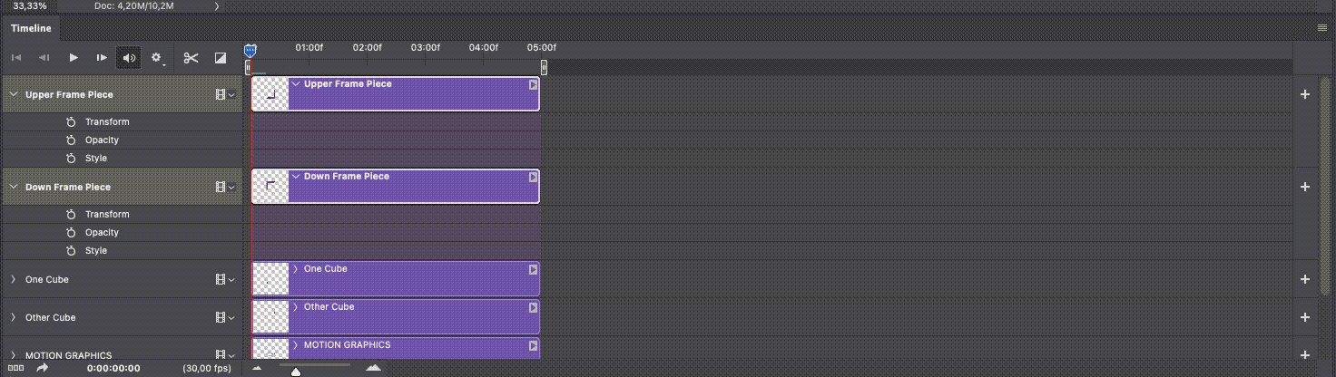 Photoshop motion graphics