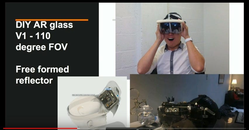 Designing a DIY Augmented Reality Headset | by Bradley Ramsey | Supplyframe  | Medium