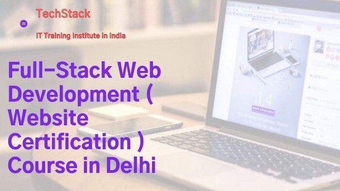 Web development course in Delhi