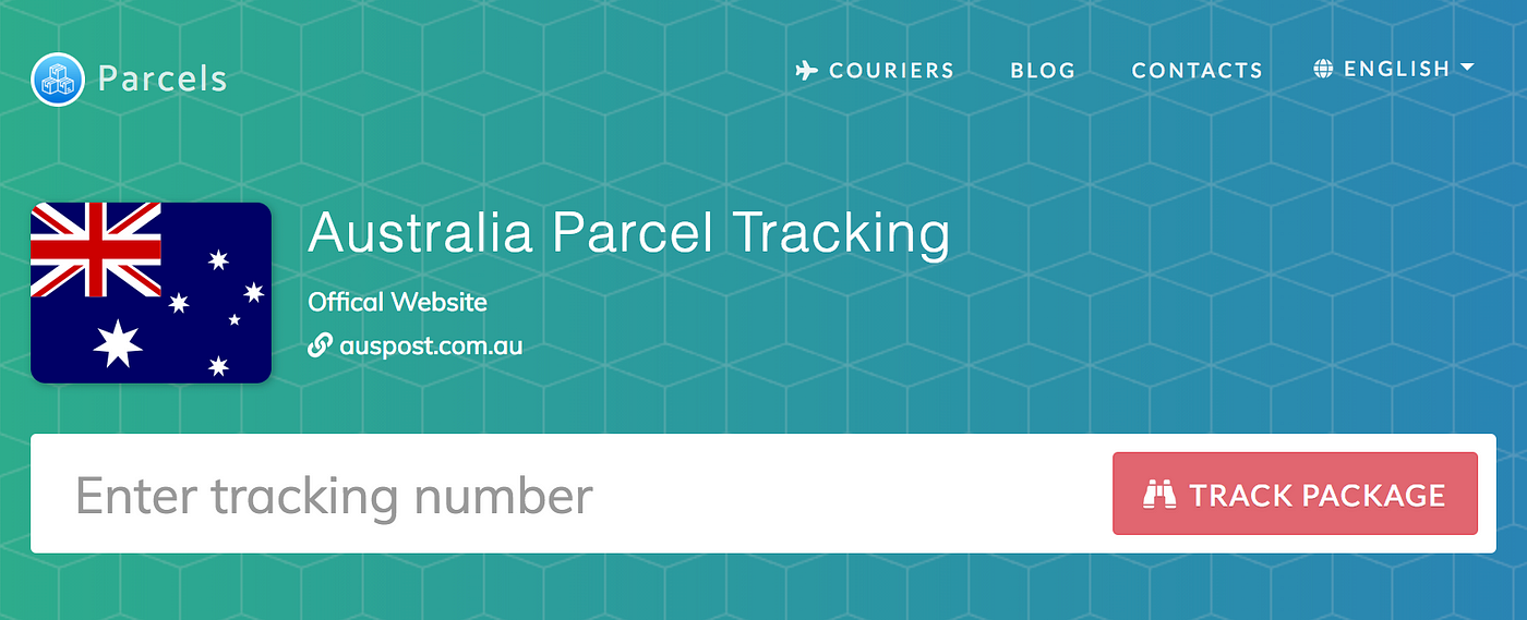 Australia Post — Tracking Auspost packages and mail by Pavel Tisunov