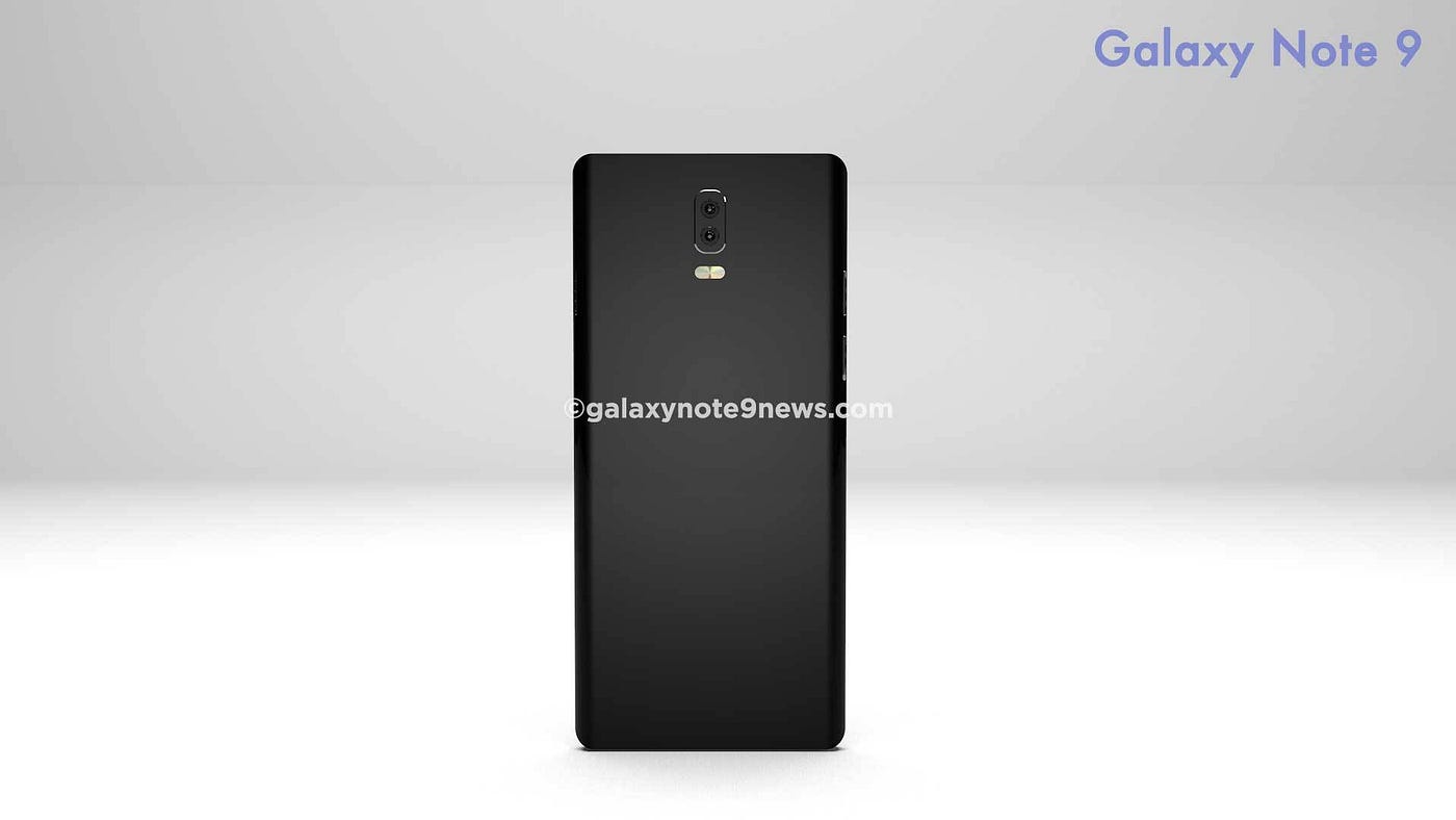 Samsung Galaxy Note 9 Concept Renders, a more detailed Note. by
