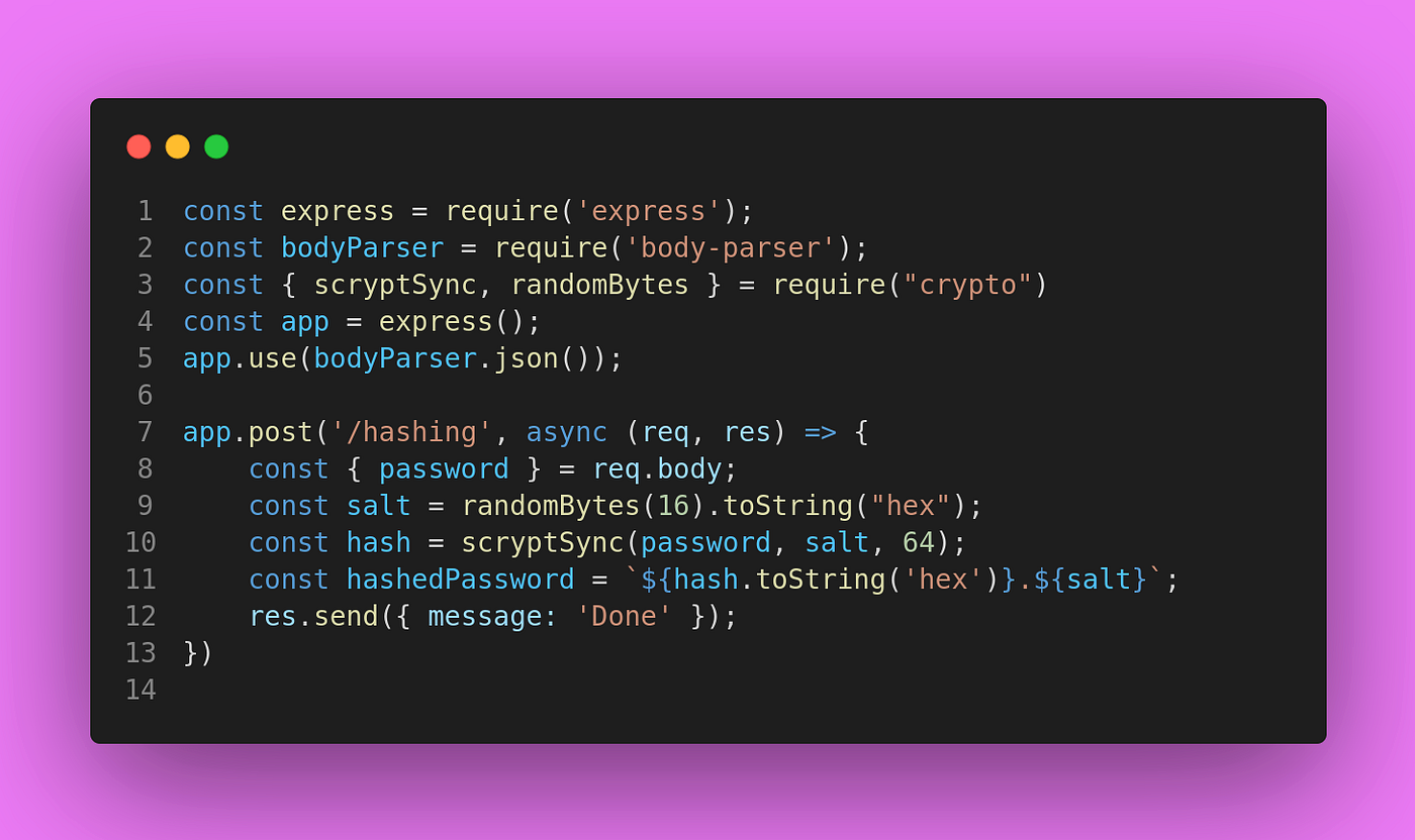 What is the best algorithm (bcrypt, scrypt, sha512, argon2) for password  hashing in node.js? [2] | by mohammad yaser ahmadi | medium
