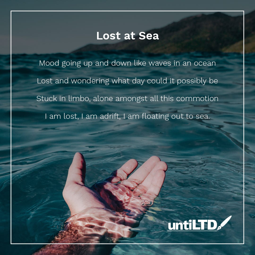 Lost at Sea. Mood going up and down like waves in an… by untiLTD Medium Lost at Sea. Mood going up and down like waves in an… by untiLTD Medium