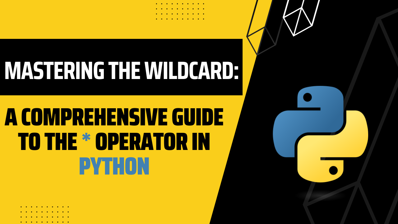 Little known uses of the asterisk operator in Python | Medium