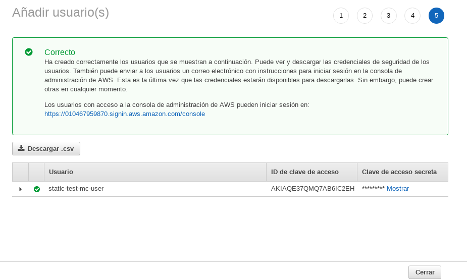 Integrar django con Amazon S3. Primero creamos el bucket en amazon S3
