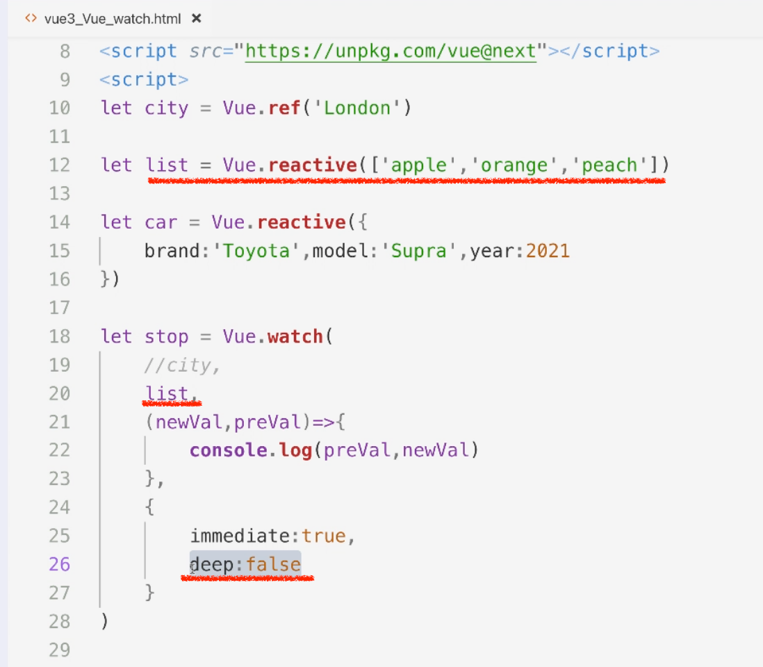 vue watch value