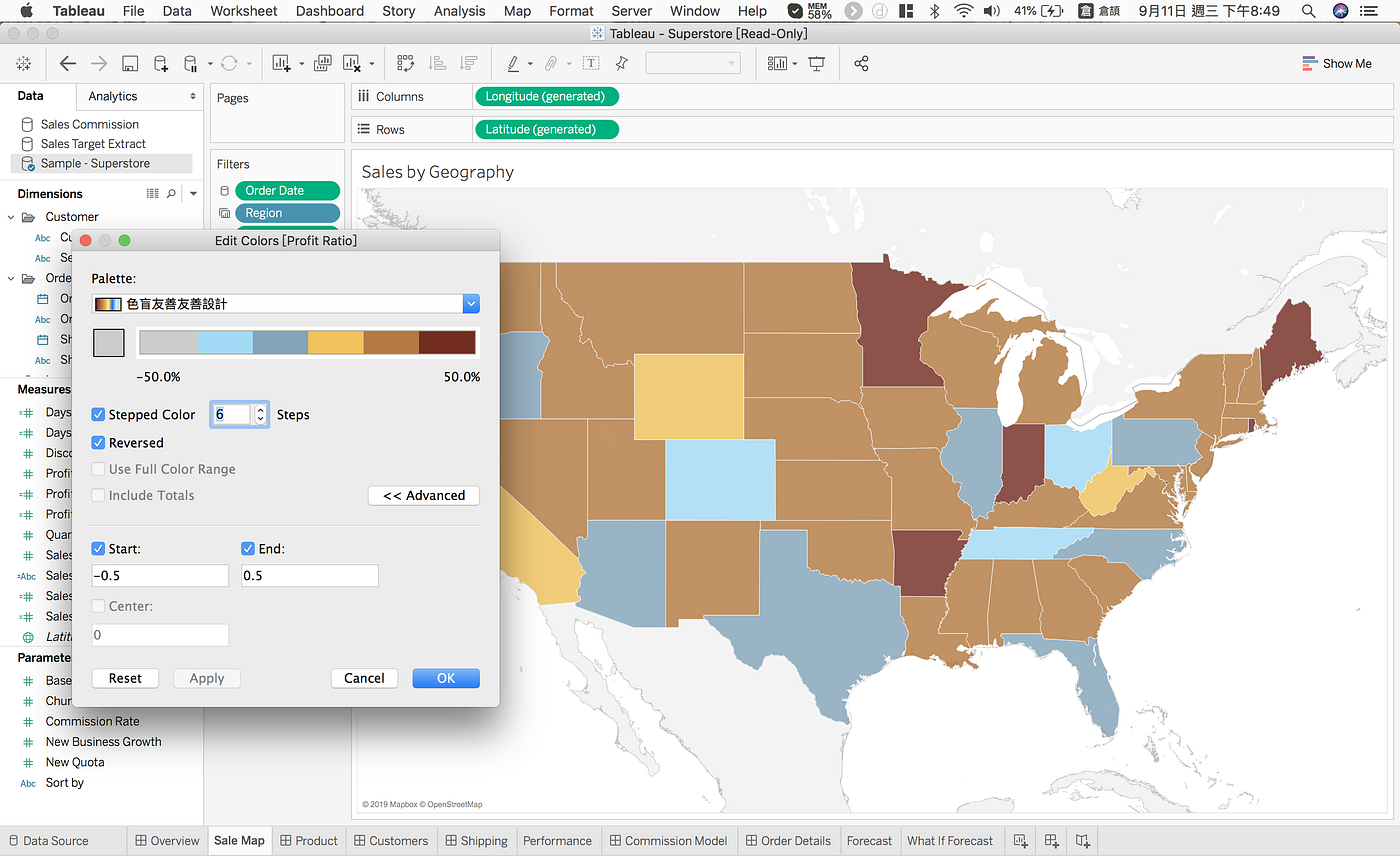 Tableau Tips 色盲色弱友善設計的html顏色樣版 歡迎索取 By 招弟嘉嘉 Medium