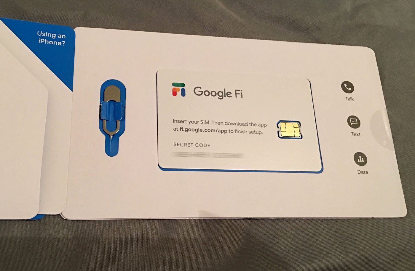 How to use Google Fi sim kit on Spitz (GLX750) 4G LTE wireless router North American version