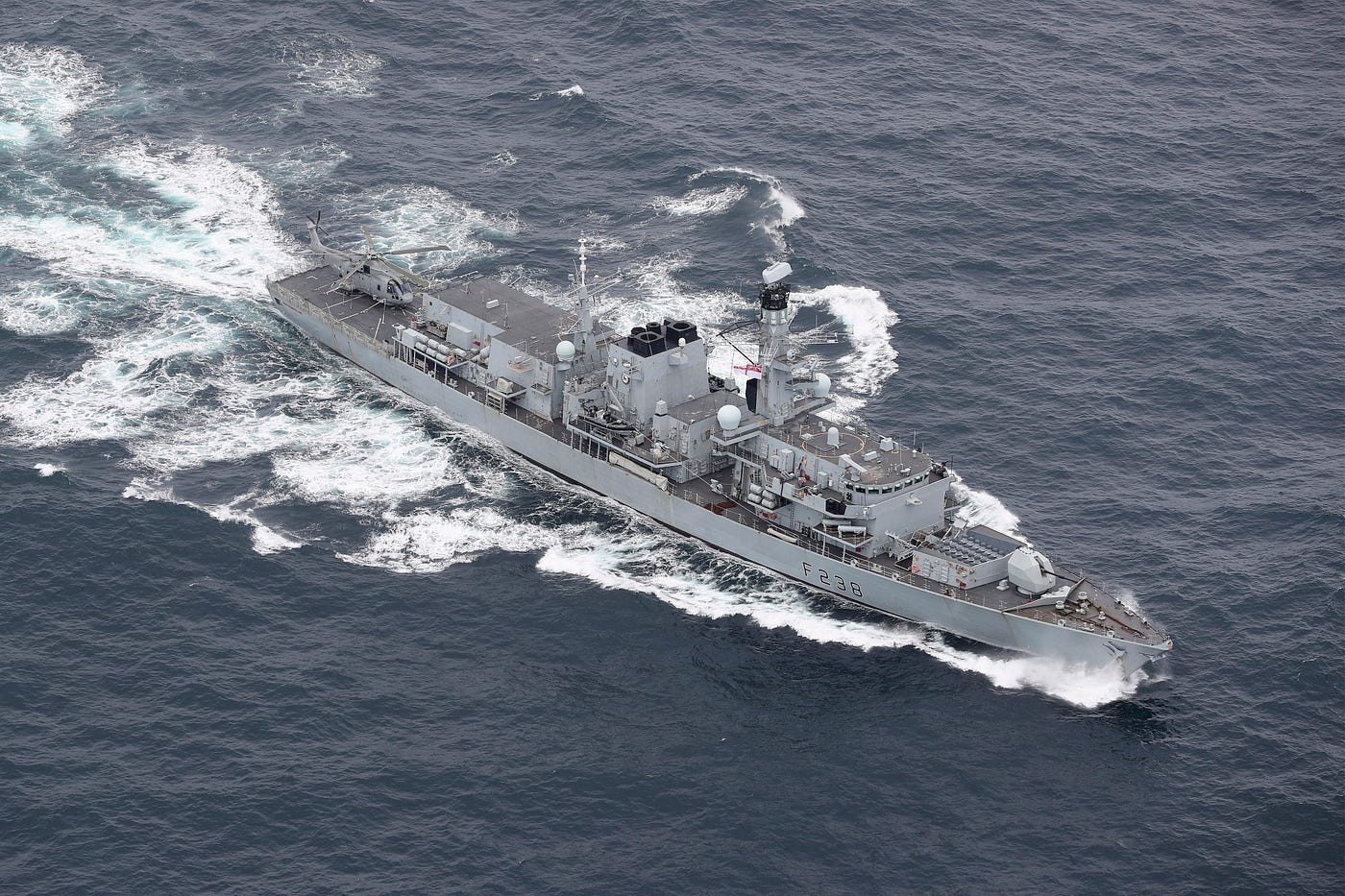 Example of a Type 23 Frigate, HMS Northumberland