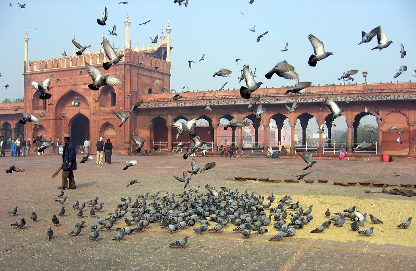 Photo by Vidya Sury © of the Jama Masjid, Chandni Chowk, New Delhi, India