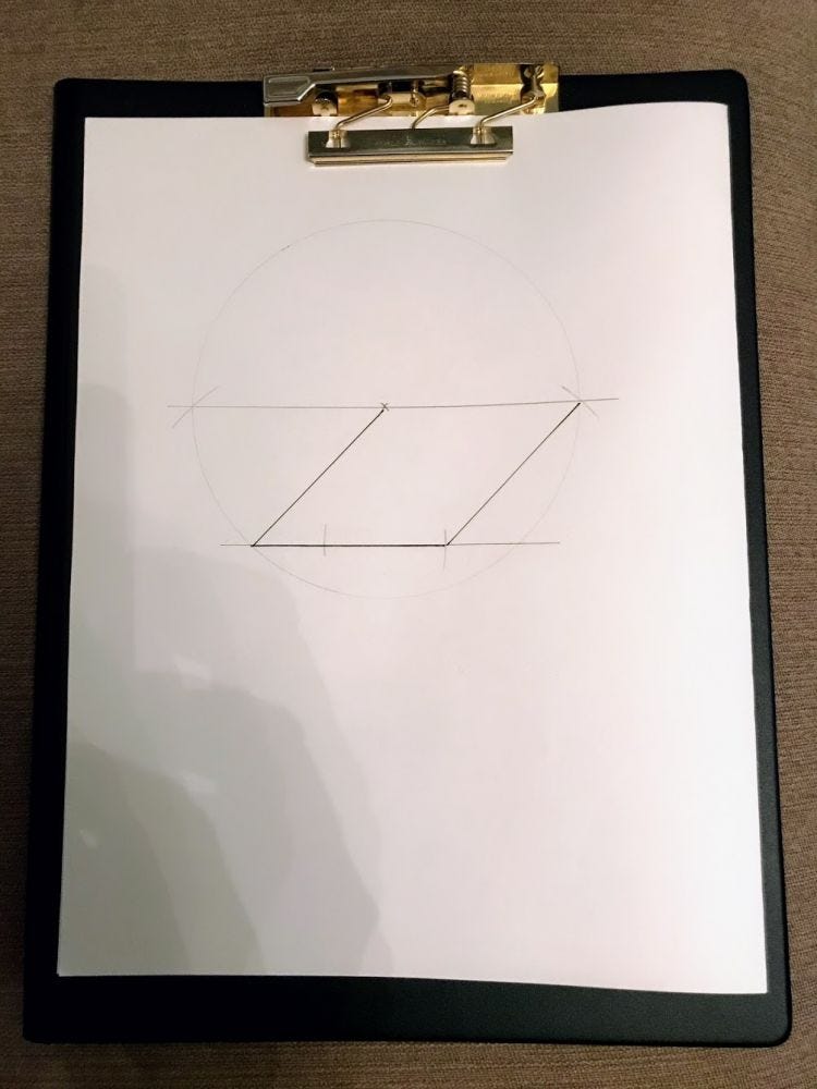 平面几何尺规作图 角平分线 垂线 三点画圆 找圆心等等 Golden Thumb Medium