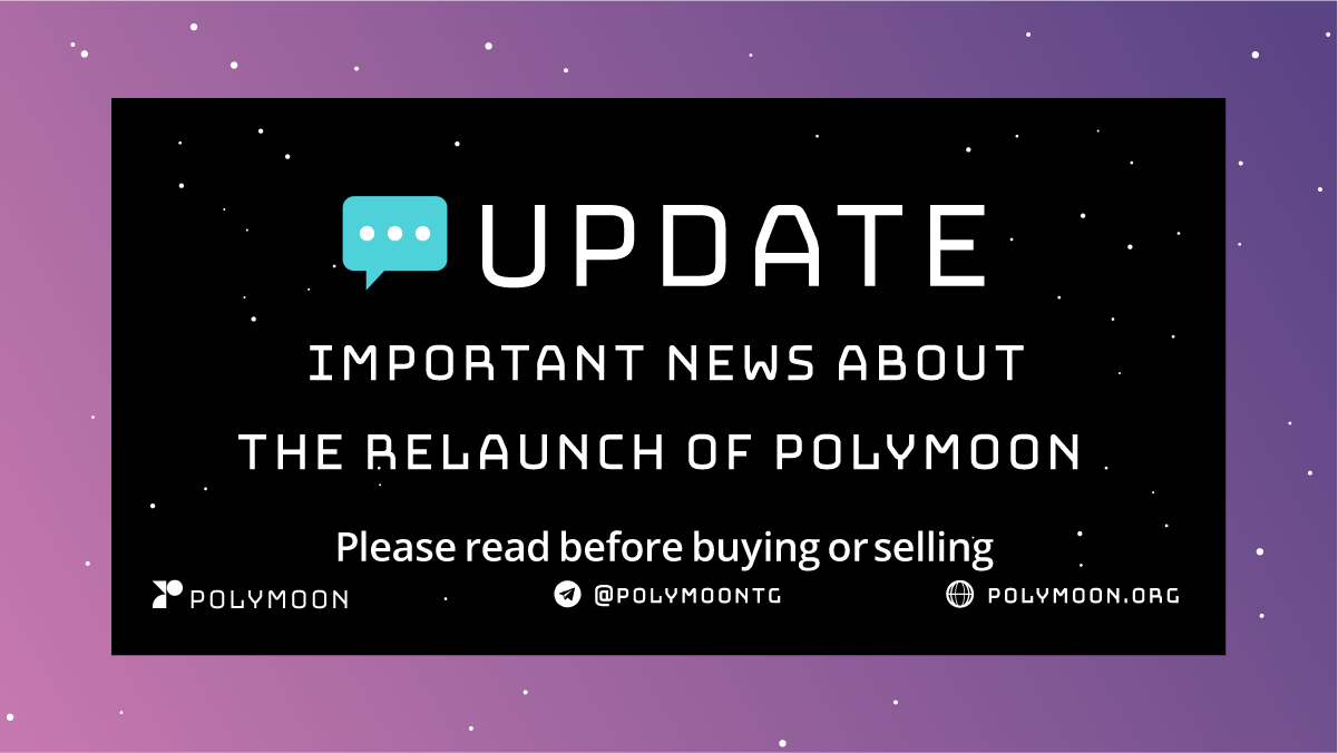 Polymoon Is Relaunching As Stated In The Polymoon Voice Chat On By Polymoon Team Medium
