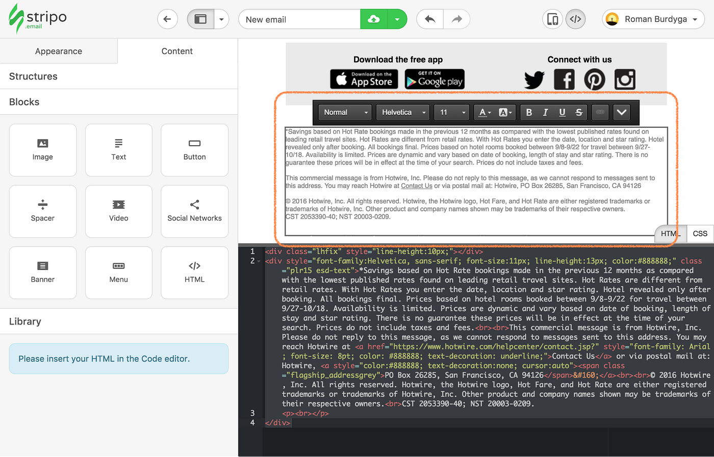 Adaptation of The Custom HTML in Stripo | by Roman Burdyga | Stripo.Email |  Medium