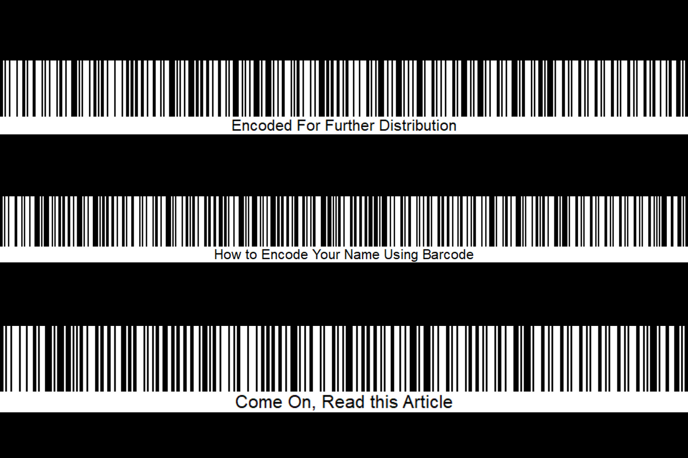 How To Encode Your Name Using Barcode Technology Hits