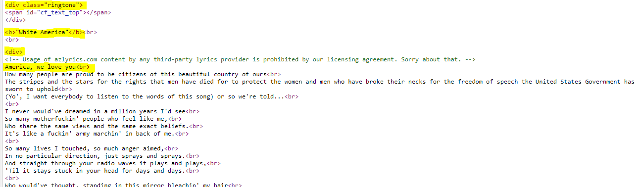 Scraping the Lyrics of any song using Python | by Sandeepan Mohanty ...