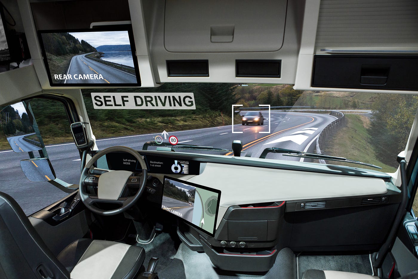 Sharing The Roadway With Self Driving Trucks By Baum Hedlund Law Medium