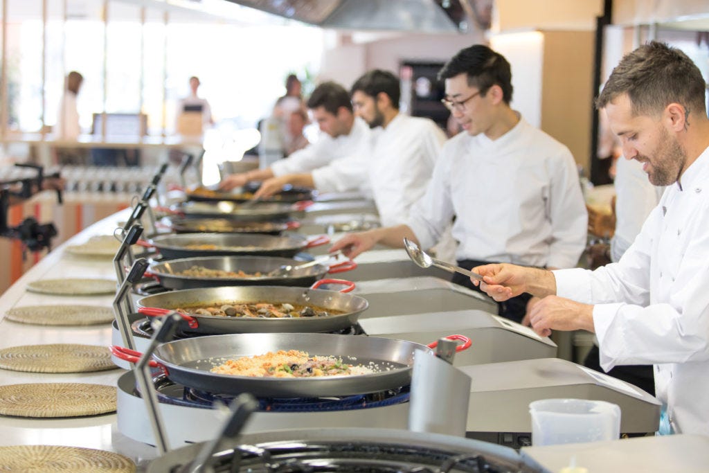 paella restaurant Barcelona — Mana 75
