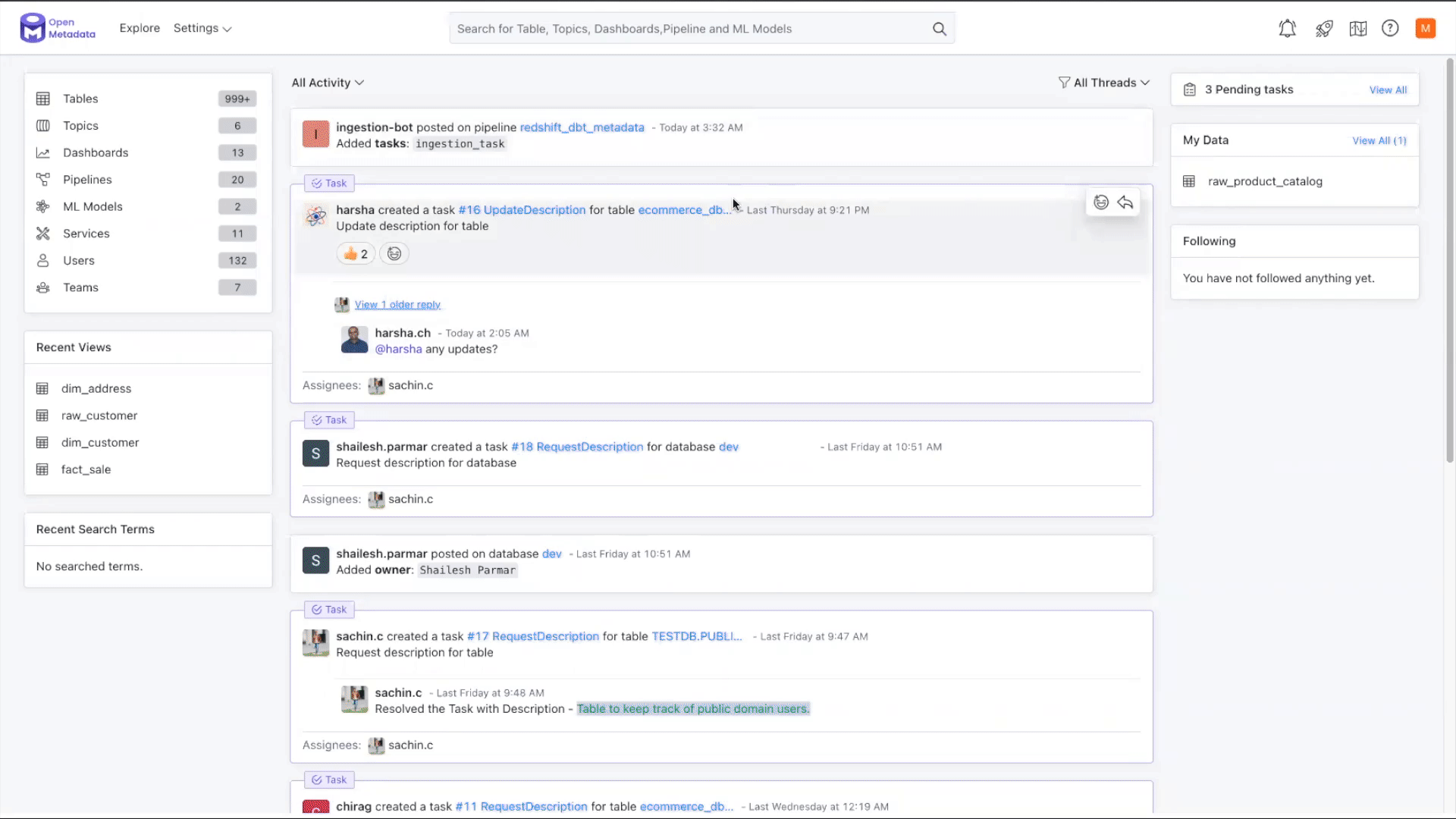 Tasks Workflow