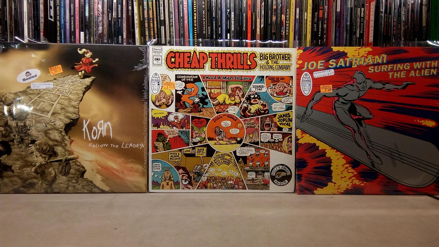 Five Album Covers by Famous Comic Book Artists | by Vinyl Bay 777 | Medium