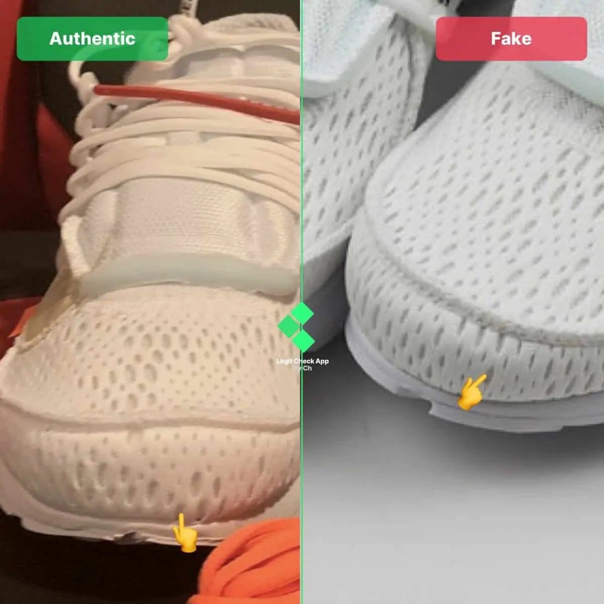 Off White Air Presto White Legit Check Guide Real Vs Fake Ow Air Presto White By Legit Check By Ch Medium