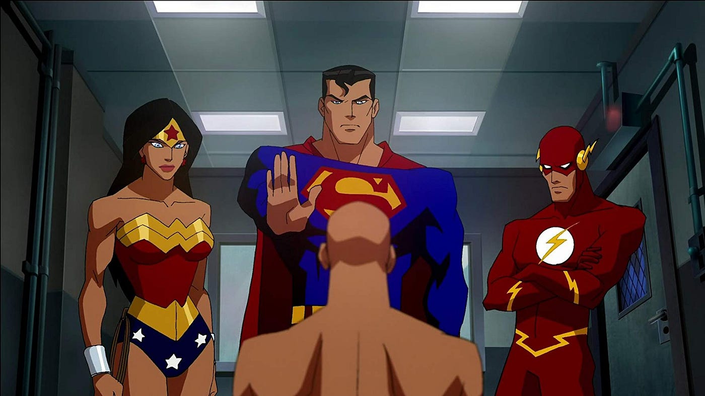 justice league war wonder woman and superman