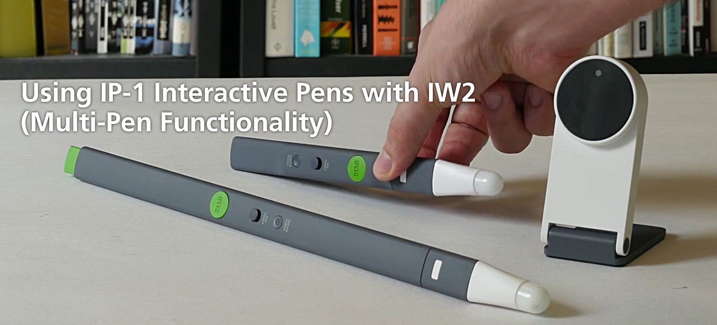 Using IP-1 Interactive Pens with IW2 (Multi-Pen Functionality)
