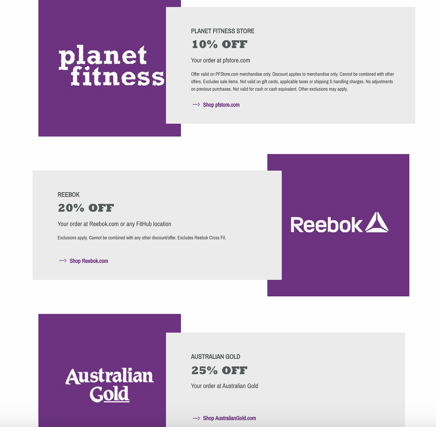 planet fitness and reebok
