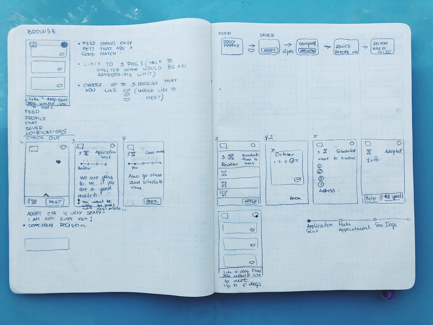 Designing Pet Adoption App — Case Study | by Olia Birulia | Prototypr