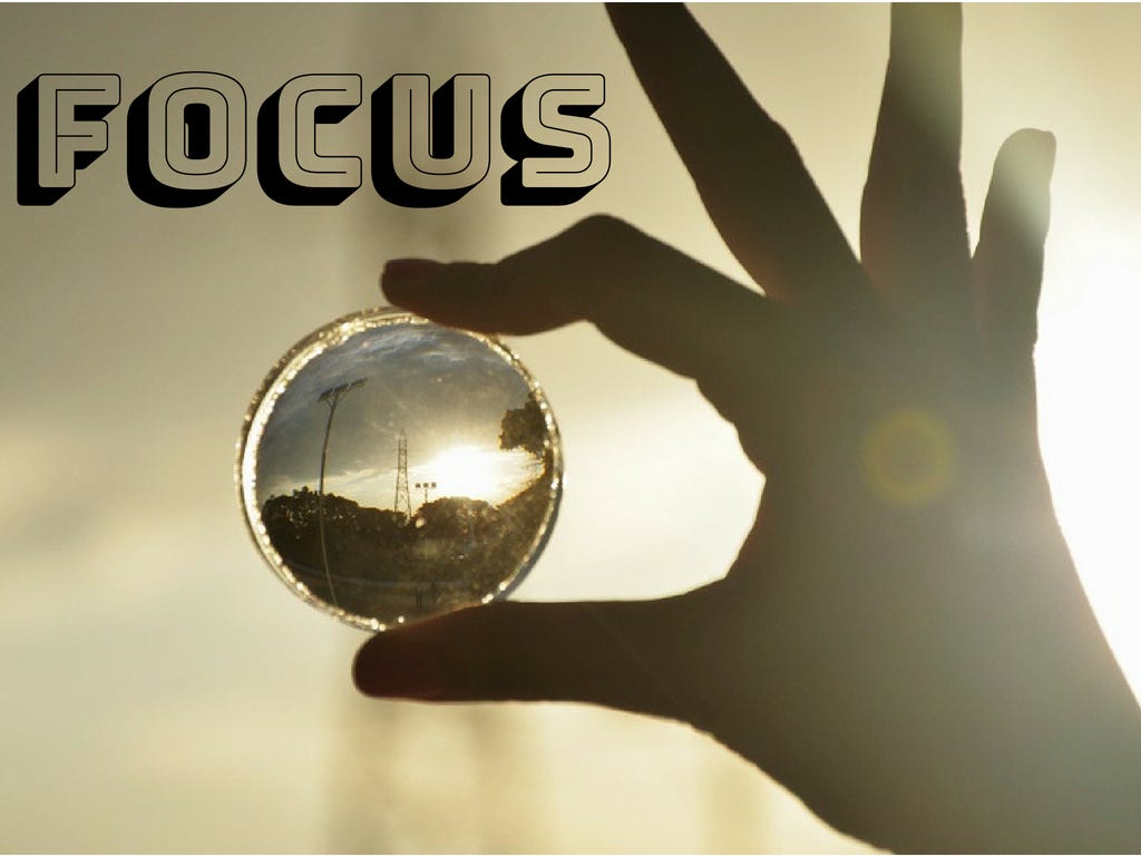 Focus on Focus to Succeed in Life by John Taylor Medium Focus on Focus to Succeed in Life by John Taylor Medium