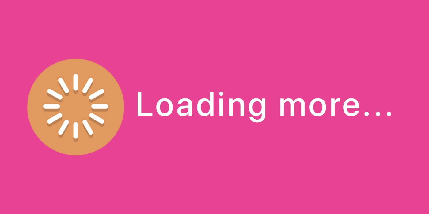 Loading more. Load more.