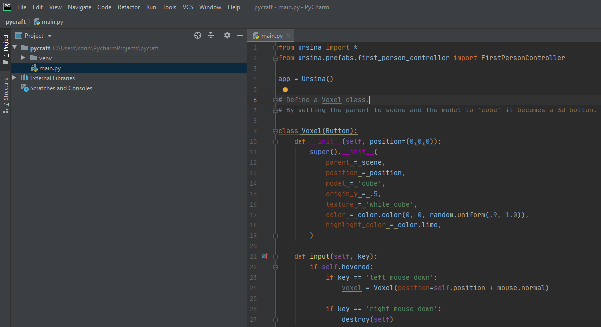 Road To: Minecraft Written in Python #1 | by Korin Aldam-Tajima | Mar ...