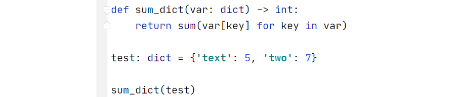 Example of using nested types