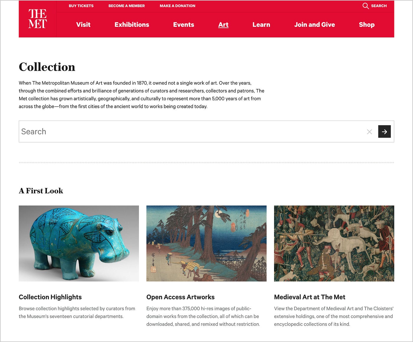 What drives users to delve deeper into The Met's vast online collection? |  by Jamie Raymond | Museums and Digital Culture - Pratt Institute