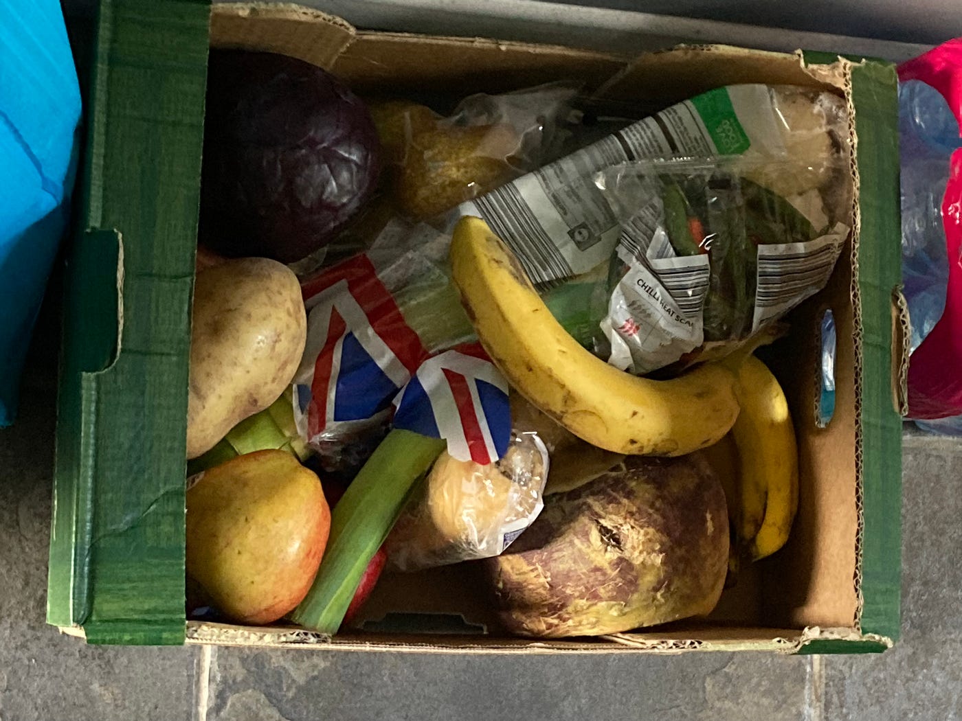 veg box from supermarket