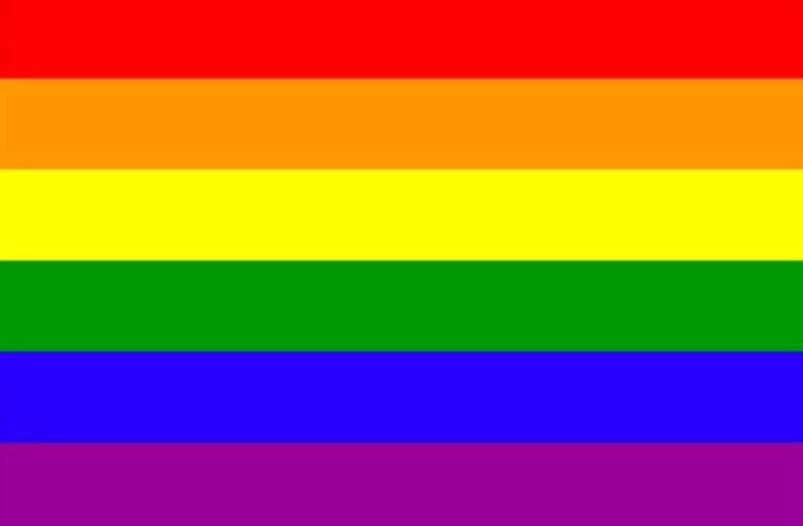 LGBTIQ+ ya da Gay Pride Bayrağı.