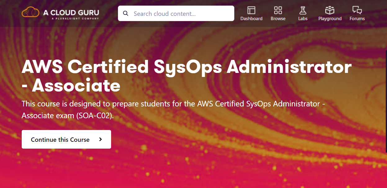 AWS Certified SysOps Administrator — Associate exam preparation 2022
