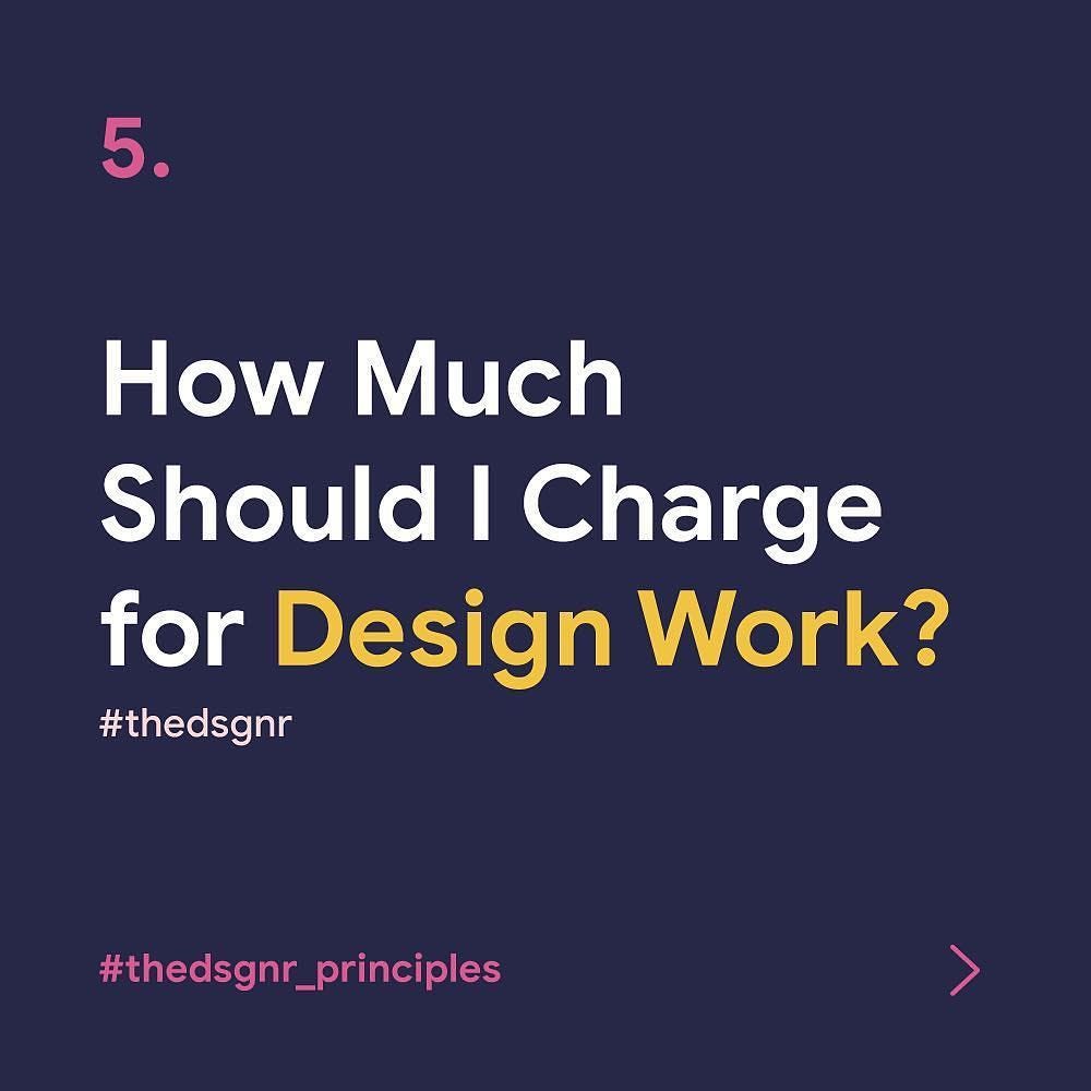 How Much Should I Charge for Design Work? by Ruslan Galba