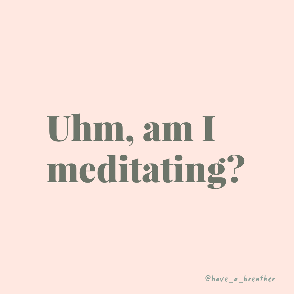 Are you actually meditating?. How can you tell? | by adelyn | Have A ...