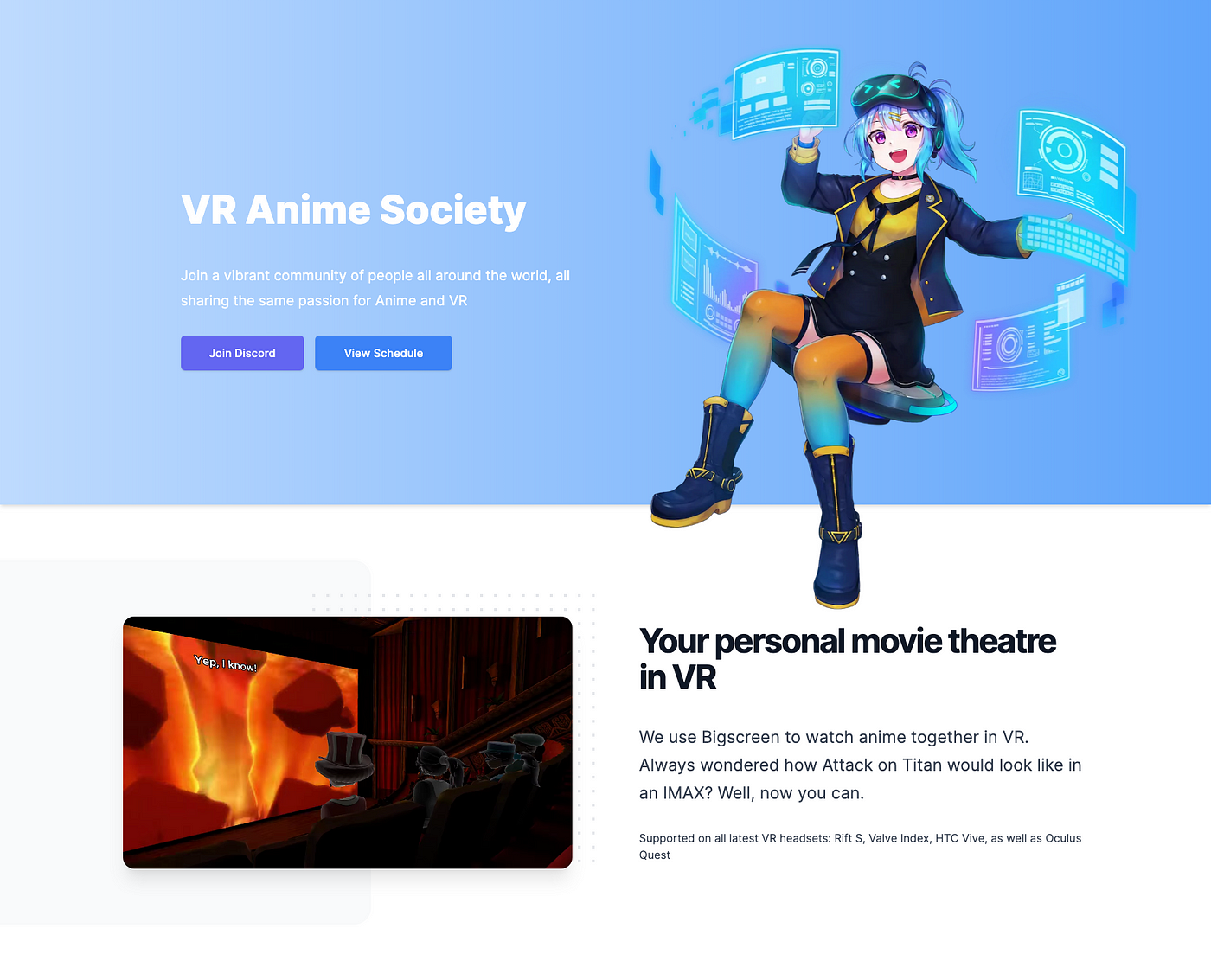 VR Anime Society is dead. Long live VR Anime Society | by Fedotov Maxim |  Medium