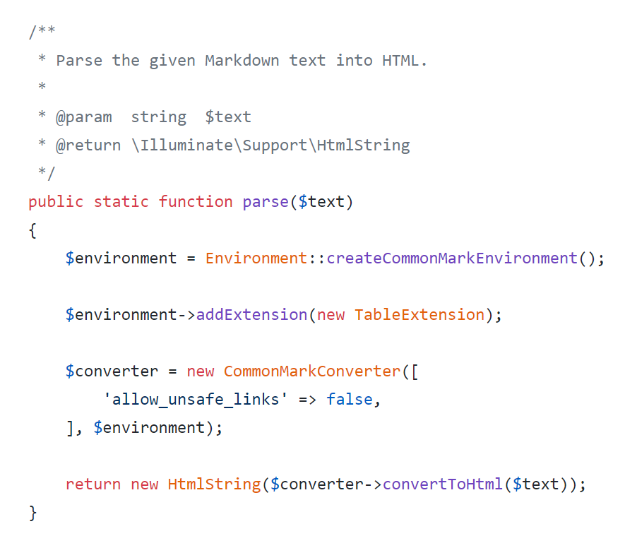 laravel email parser