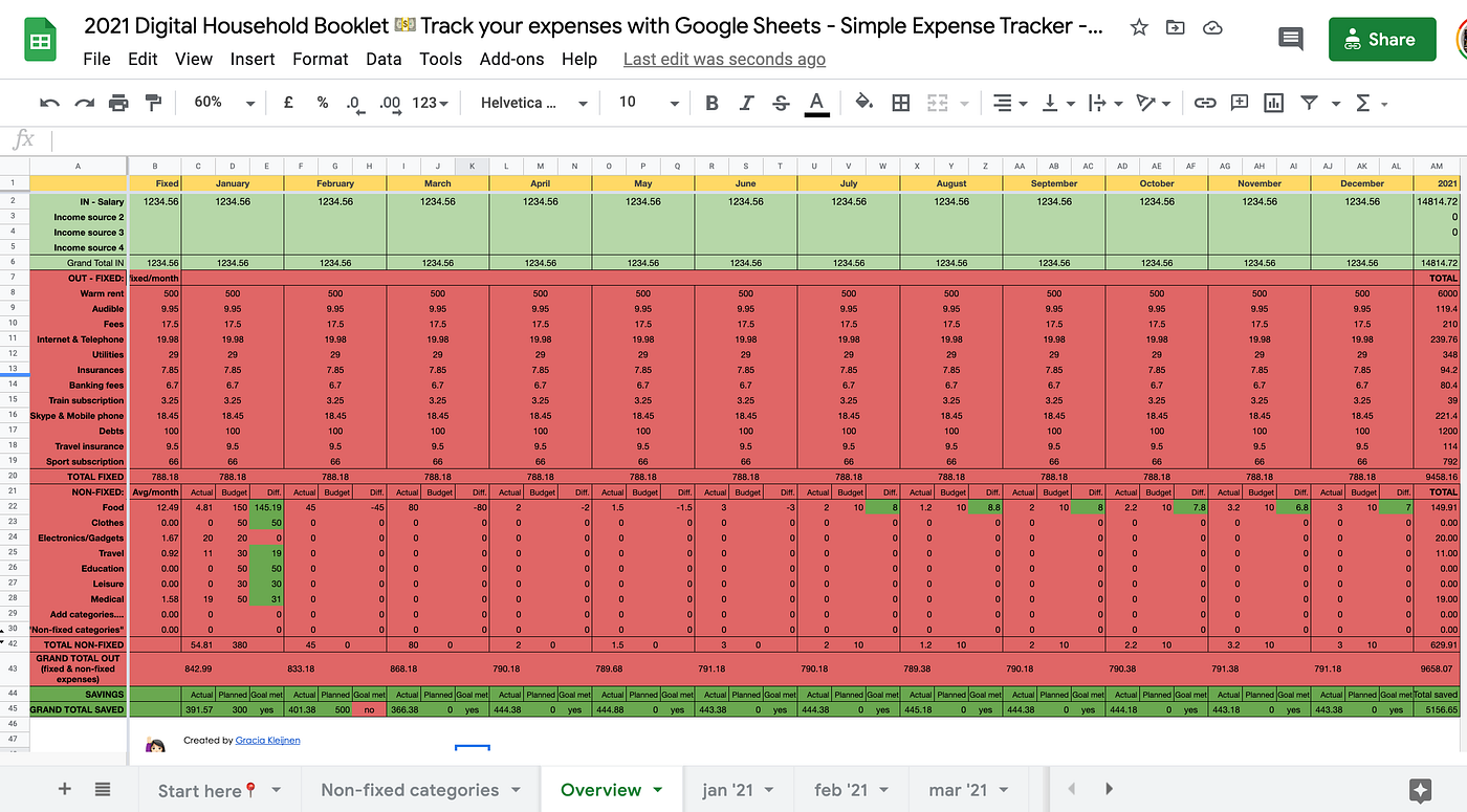 How to Easily Track Your Expenses with Google Sheets in 2021 (Free