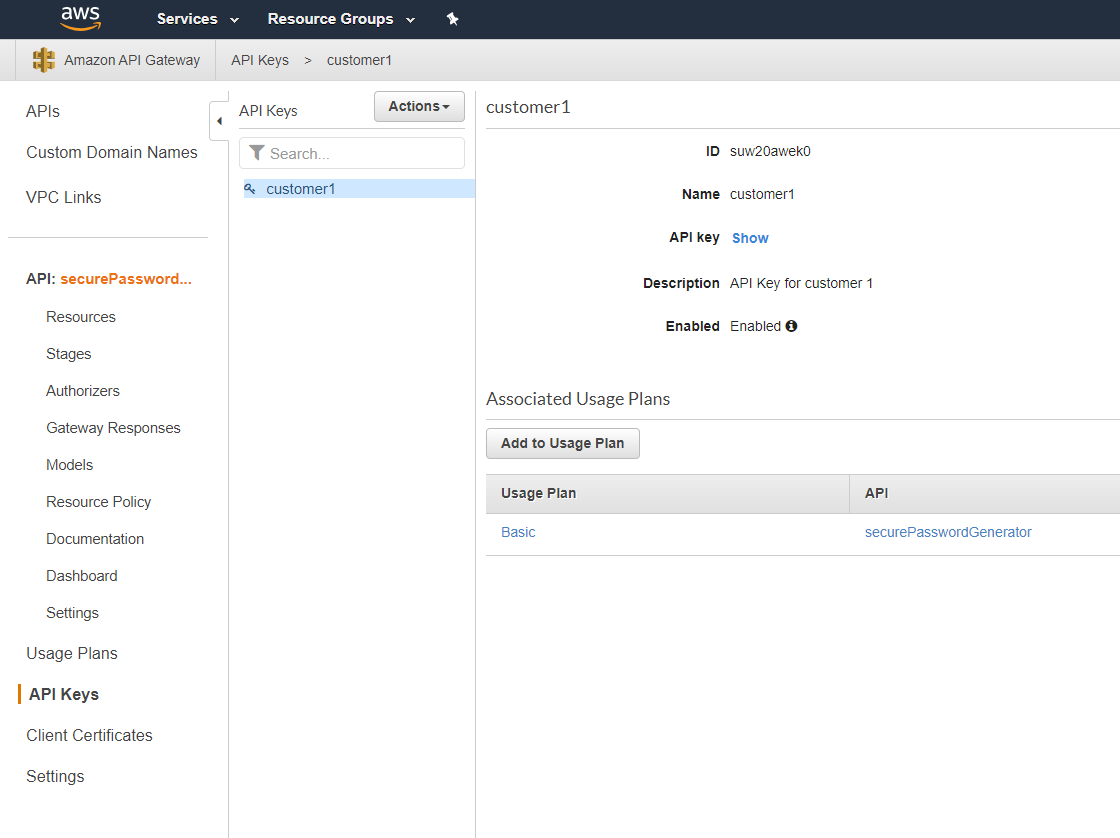 How to add API Keys to Your AWS API Gateway API? | by Joos Korstanje |  Towards Data Science