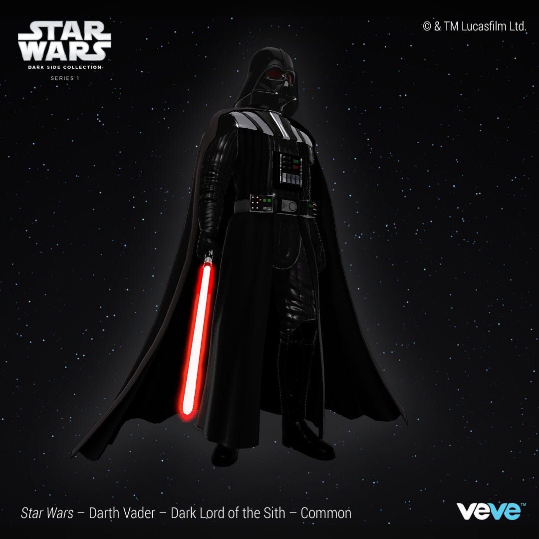 Star Wars™ — Darth Vader. First collectibles from the Star Wars… | by VeVe  Digital Collectibles | VeVe | Medium