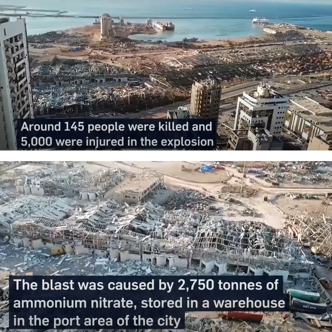 Total number of people died in Beirut port explosion